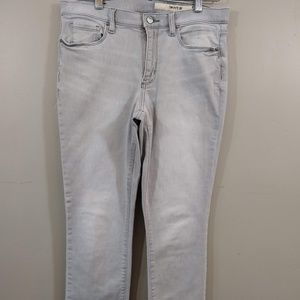 DKNY Jeans Ladies Light Gray Denim Pants Size 08